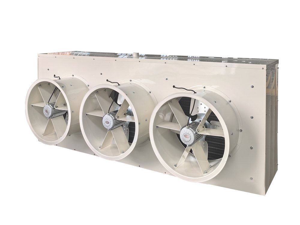 Enfriador de aire con conducto de descongelación de agua (tres ventiladores)