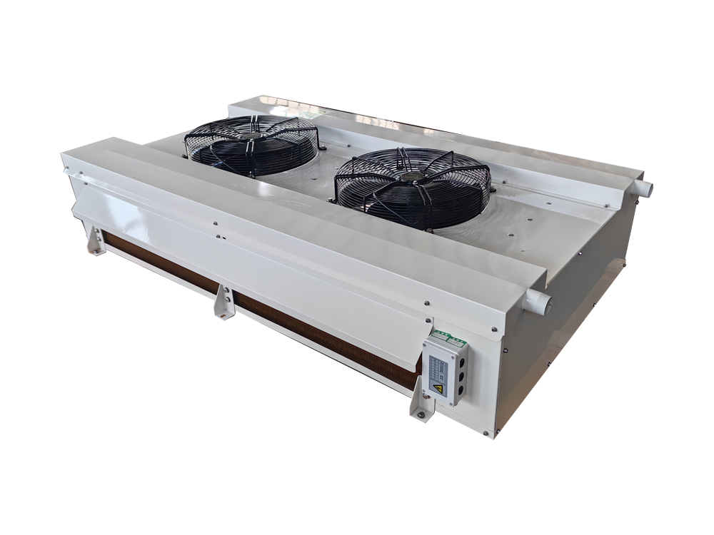 Enfriador de aire con aletas doradas de doble descarga lateral y alta resistencia a la corrosión