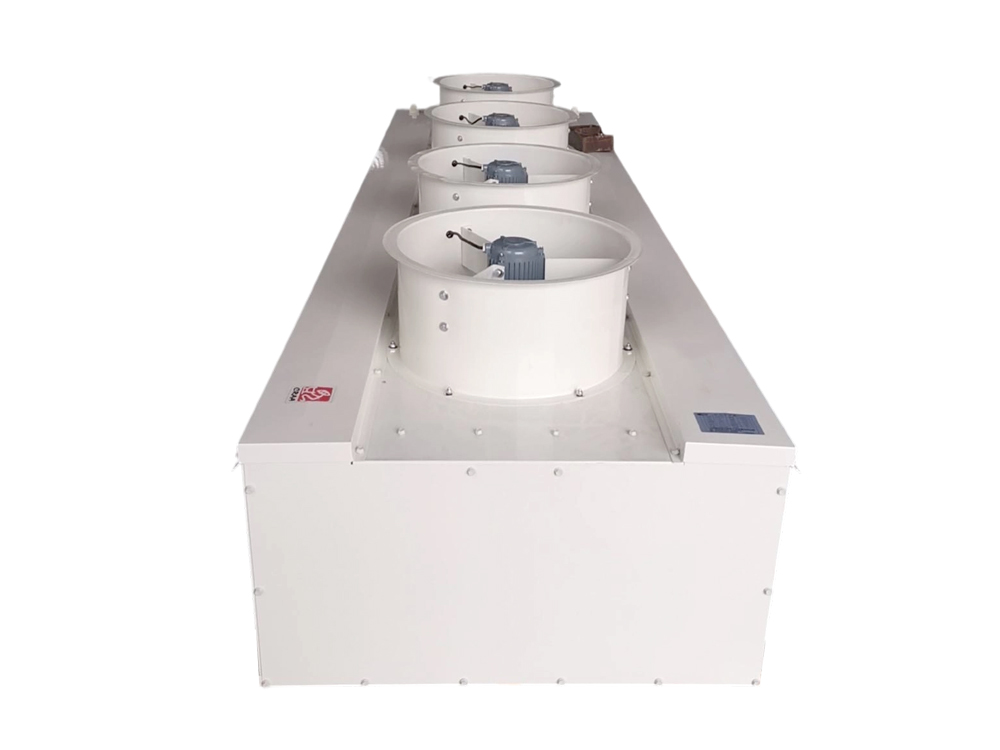 Enfriador de aire de alto conducto de entrada y descarga inferior de doble lado