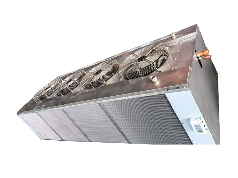 Enfriador de aire totalmente de acero inoxidable con doble descarga lateral