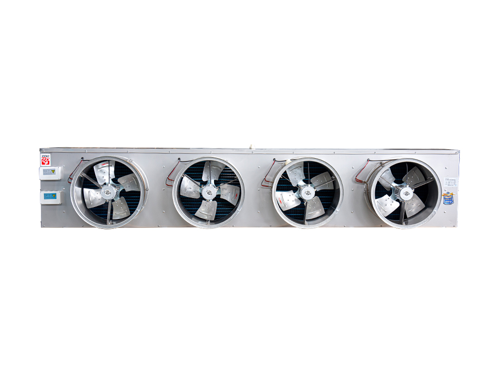 Enfriador de aire con carcasa de acero inoxidable y conducto de acero inoxidable