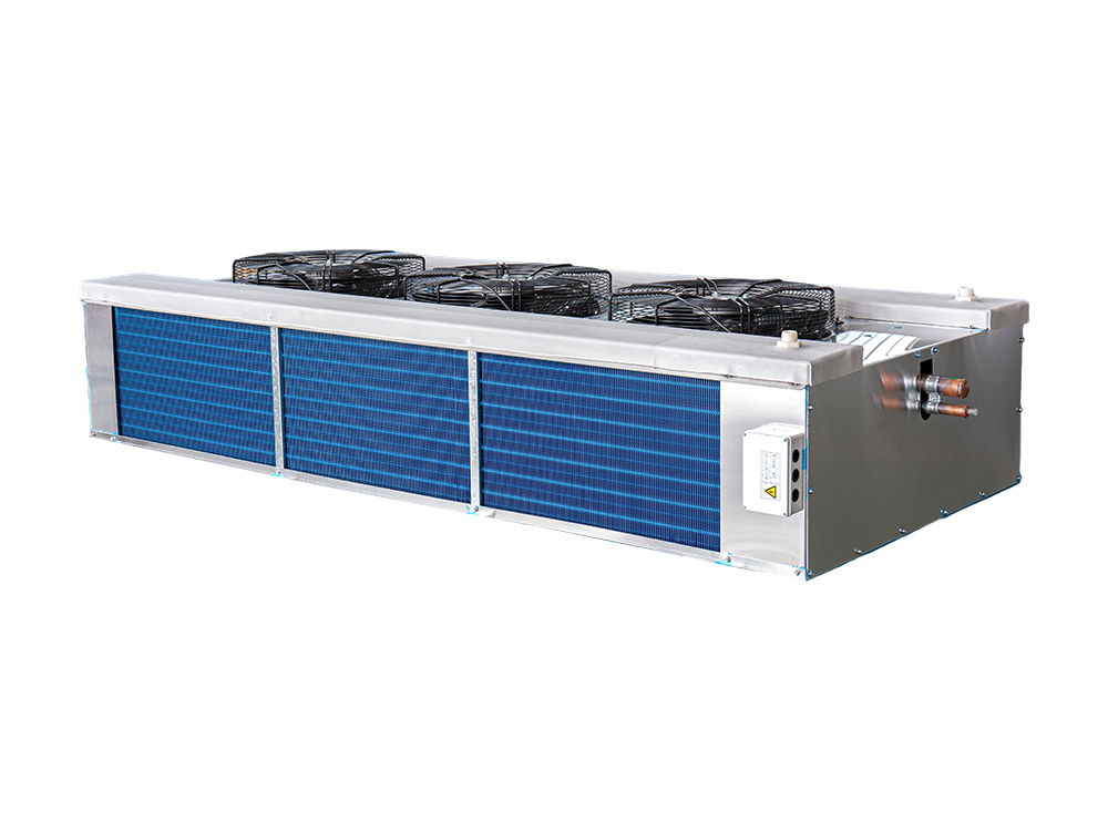 Enfriador de aire con carcasa de acero inoxidable y salida de doble lado