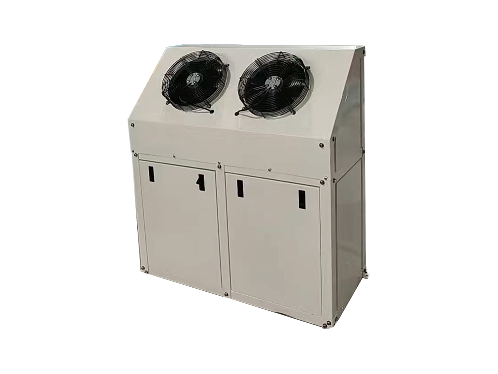 Condensador de caja de soplado ascendente oblicuo tipo placa