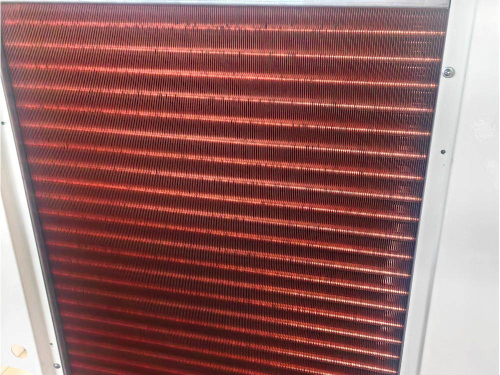 Condensador de aletas de cobre Condensador de aletas de cobre