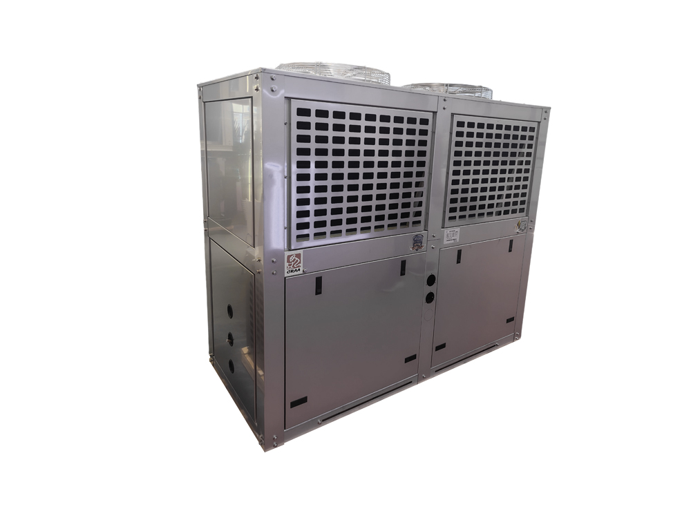 Condensador de caja en forma de V con carcasa de acero inoxidable