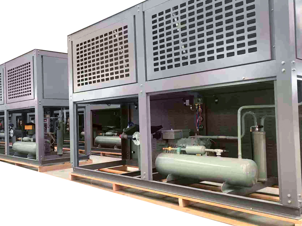 Unidad condensadora de caja tipo V