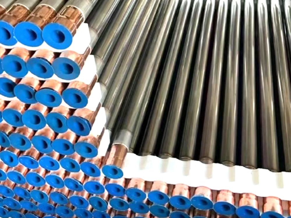 Tubo recto de acero inoxidable